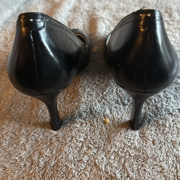 Bandolino Women's Black Peep Toe Heels - Picture 5 of 7